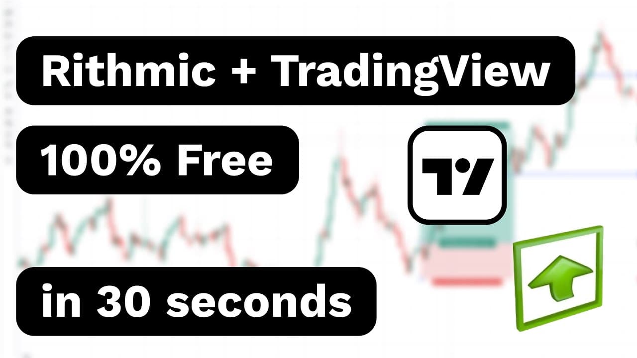 How to trade your Rithmic Account on TradingView (in 30 seconds)